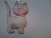 Chaveiro Gata Branca